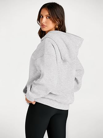 Womens Oversized Hoodies Fleece Sweatshirts Fall Fashion Pullover Sweaters Winter Clothes